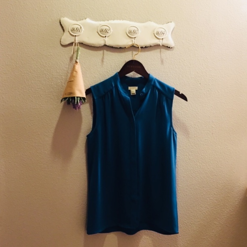 J. Crew button up tank top